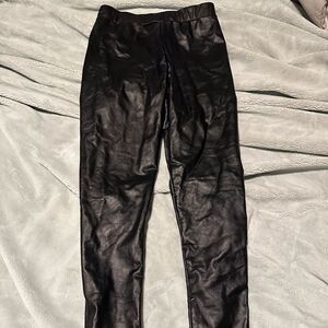 New Faux leather pants size x small